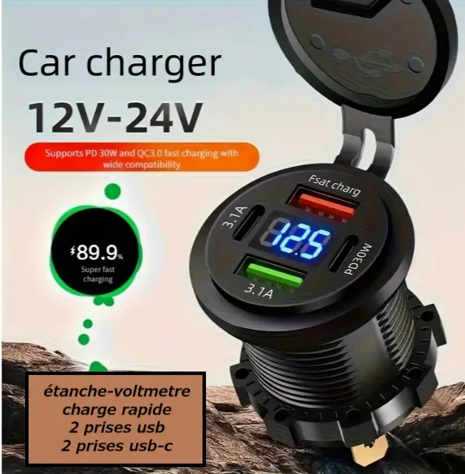 prise étanche 12 volt bateau